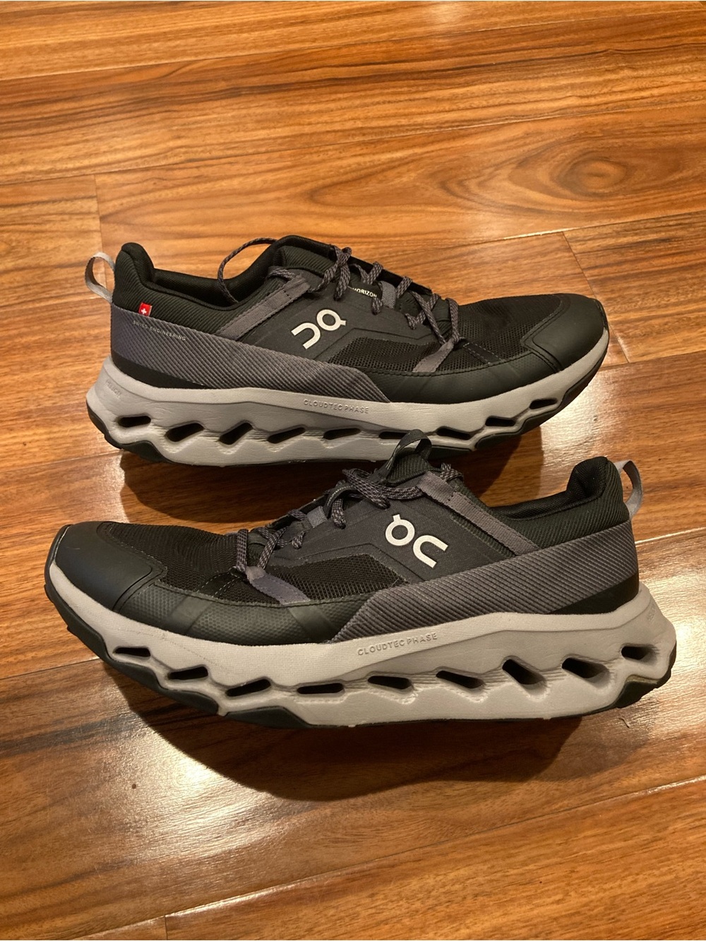 On Running Cloudhorizon Men's Hiking Shoes Black/Alloy 3ME10030702 SZ 10.5